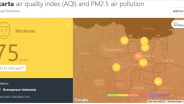 Hore, Tingkat Polusi Udara Jakarta Senin (5/8) Pagi Peringkat ke-21