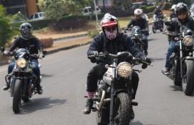 Moto Guzzi V85TT Mejeng di Ajang Custom Bike SAIME 2019