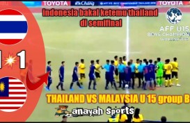 AFF U15: Thailand vs Malaysia 1-1, Thailand Jumpa Indonesia di Semifinal, Malaysia Juara Grup B
