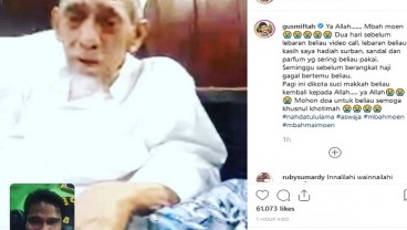 Sebelum Wafat, Mbah Moen Hadiahkan Surban, Sandal dan Parfum untuk Gus Miftah