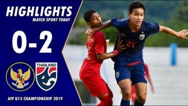 AFF U15: Thailand Tekuk Indonesia  2-0, Kontra Malaysia di Final. Ini Videonya