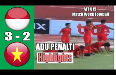 Indonesia vs Vietnam 3-2 Adu Penalti. Kaicen Pahlawan, Indonesia Juara III AFF U15. Ini Videonya