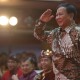 Prabowo Tertawa Lepas, Surya Paloh Datar Saat Megawati Pidato