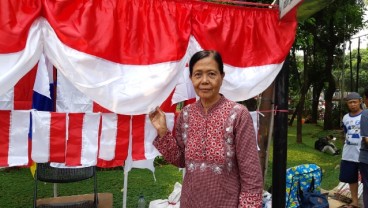 Penjaja Bendera Agustusan Makin Marak