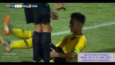 Malaysia Tekuk Thailand 2-1, Malaysia Juara AFF U15 2019. Ini Videonya