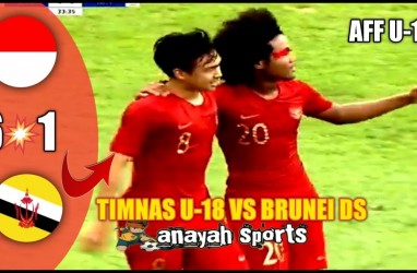 AFF U18: Indonesia Hajar Brunei 6-1, Terus Ditempel Myanmar. Ini Videonya