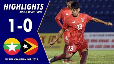 AFF U18: Myanmar vs Timor Leste Skor Akhir 1-0. Myanmar Saingan Berat Indonesia di Grup A