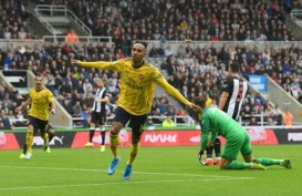 Hasil Newcastle Vs Arsenal: Gol Aubameyang Bawa Arsenal Menang