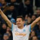 Pemain Marseille Florian Thauvin dalam Intaian Valencia