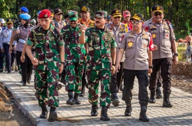 Kapolri dan Panglima TNI Tinjau Lokasi Karhutla di Pelalawan Riau Sore Ini