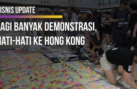 Suasana Bandara Hong Kong yang Dikepung Demonstran