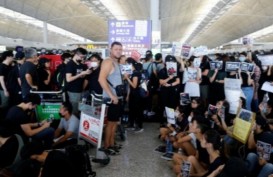 Otoritas Bandara Hongkong Batalkan Semua Penerbangan Senin, 12 Agustus