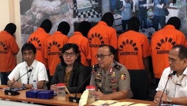 Bareskrim Polri Tangkap 10 Tersangka Jual-Beli Ilegal Bibit Lobster di Lampung