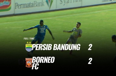 Liga 1: Persib vs Borneo FC 2-2, Borneo FC Tembus 4 Besar, Persib Posisi 9. Ini Videonya