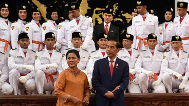 Pengukuhan  Pasukan Pengibar Bendera Pusaka