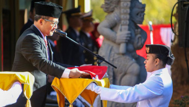 Sang Merah Putih Membentang Sempurna di Langit Canberra