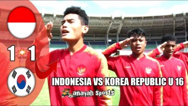 Turnamen Elit U16: Indonesia vs Korea Selatan 1-1. Korsel Juara, Indonesia Runner-up