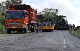Wabup Garut Kecewa Pembangunan Jalan Beton di Pelosok Desa