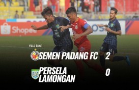 Semen Padang Tekuk Persela 2-0, masih Berjuang Keluar dari Zona Degradasi. Ini Videonya