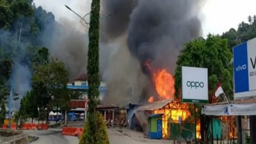 Papua Barat Rusuh, Demonstran Bakar Kios di Fakfak