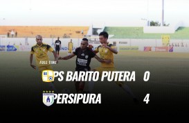 Liga 1: Barito Putera Ditekuk Persipura 0-4, Ini Videonya