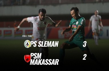 PSS Sleman Tekuk PSM Makassar 3-2, Naik ke Posisi 4. Ini videonya