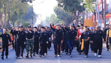 Ribuan Pesilat dari 14 Perguruan di Madiun Deklarasi Sura Damai