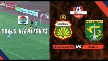 Persebaya Tekuk Bhayangkara FC 2-0, Melejit ke Posisi 5. Ini Videonya