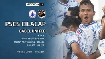 PSCS Cilacap Tekuk Babel United 2-0, Melejit ke Posisi 4. Ini Videonya