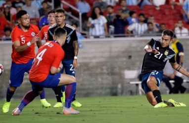 10 Kartu Kuning, Argentina Tanpa Lionel Messi vs Cile Skor 0 - 0