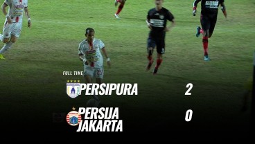 Persipura Bungkam Persija 2-0, Persija Terpaku di Zona Degradasi. Ini Videonya