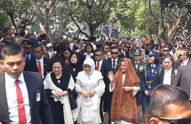 SBY, JK, Megawati Datang Beriringan Hadiri Pemakaman B.J. Habibie