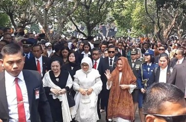 SBY, JK, Megawati Datang Beriringan Hadiri Pemakaman B.J. Habibie