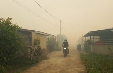 Karhutla : Kabut Asap Kiriman Tutup Wilayah Nunukan