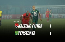 Kalteng Putra vs Persebaya 1-1, Peringkat 4 Milik PSS Sleman. Ini videonya