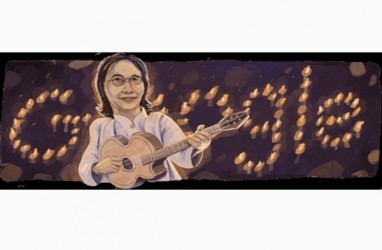 Mendiang Chrisye Tampil di Google Doodle Hari Ini