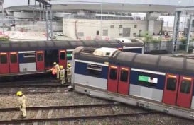 Kereta MTR Tergelincir di Hong Kong Pagi Ini