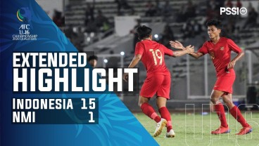 AFC U-16: Indonesia Hajar Mariana Utara 15-1, Puncaki Grup G. Ini videonya