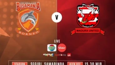 Borneo FC Tekuk Madura United 2-1, Melejit ke Posisi 4. Live Sekarang