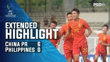 Piala FC U-16: China Hajar Filipina 6-0, Puncaki Grup G. Ini Videonya