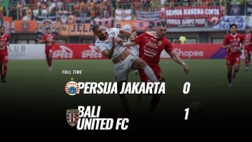 Persija vs Bali United 0-1, Bali United kian Perkasa di Puncak Klasemen