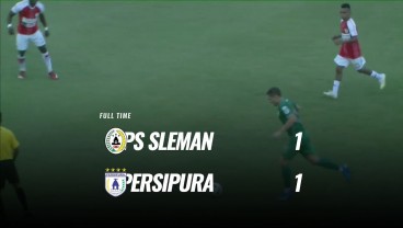 Live PSS Sleman vs Persipura 1-1, Sama-Sama Gagal ke Posisi 4