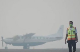Jarak Pandang Terkendala Kabut Asap, Penerbangan di Jambi Terganggu
