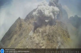 Awan Panas Merapi Keluar, Hujan Abu Tipis Terjadi di Turi