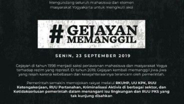 Tagar #GejayanMemanggil Jadi Trending Topic di Medsos