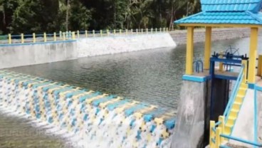 Bendung Modular Dipakai untuk Naikkan Muka Air Sungai Gugubali 