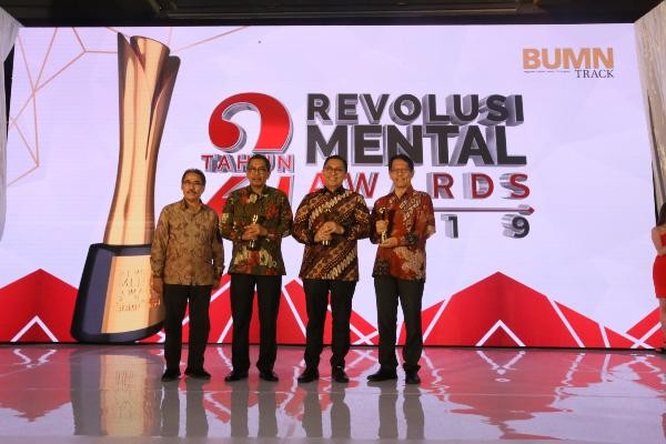  PT Patra Jasa meraih dua penghargaan dalam ajang 2nd Revolusi Mental Awards BUMN 2019. - Istimewa