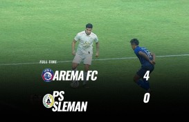 Arema FC Tekuk PSS Sleman 4-0 Melejit ke Posisi 4. Ini Videonya