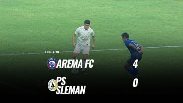 Arema FC Tekuk PSS Sleman 4-0 Melejit ke Posisi 4. Ini Videonya