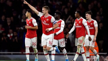 Hasil Piala Liga Inggris, Arsenal Pesta Gol di Gawang Forest